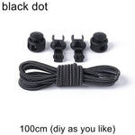 Lock Shoelaces No Tie Shoelace Locking Shoe Laces Elastic Shoelace for Shoestring Running/Jogging/Triathlon/Sports Fitness N006