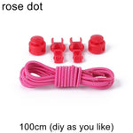 Lock Shoelaces No Tie Shoelace Locking Shoe Laces Elastic Shoelace for Shoestring Running/Jogging/Triathlon/Sports Fitness N006