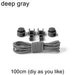 Lock Shoelaces No Tie Shoelace Locking Shoe Laces Elastic Shoelace for Shoestring Running/Jogging/Triathlon/Sports Fitness N006