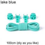 Lock Shoelaces No Tie Shoelace Locking Shoe Laces Elastic Shoelace for Shoestring Running/Jogging/Triathlon/Sports Fitness N006