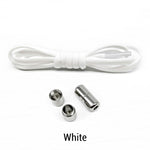 Elastic No Tie Shoelaces Semicircle Shoe Laces For Kids and Adult Sneakers Shoelace Quick Lazy Metal Lock Laces Shoe Strings