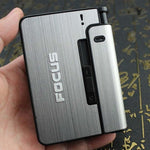Automatic Cigarette and Lighter Case