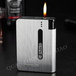 Automatic Cigarette and Lighter Case