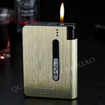 Automatic Cigarette and Lighter Case